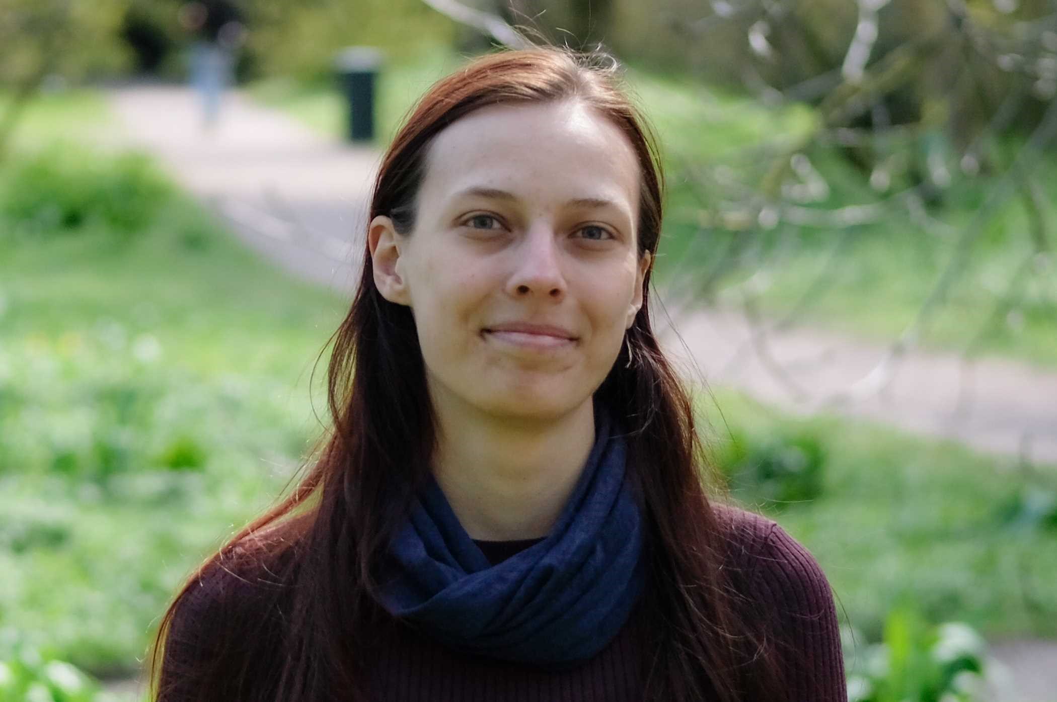 a portrait photo of a woman